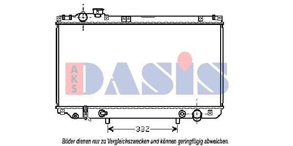 AKS DASIS Radiaator,mootorijahutus 210107N